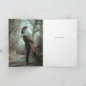 Foto Feliz Aniversario Geburtstagskarte Karte (Innenseite)