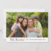 Foto Feliz Navidad Moderne Weihnachten (Vorderseite)