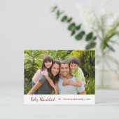 Foto Feliz Navidad Moderne Weihnachten (Stehend Vorderseite)