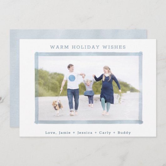 FOTO-FERIENKARTE| Weihnachten an der Küste (Vorne/Hinten)