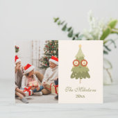 Foto FGroovy Retro-Schleife Weihnachten (Stehend Vorderseite)