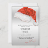 Foto Fiesta Navideña Weihnachts-Party Einladung (Rückseite)