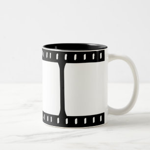 Foto-Film-Streifen-Tasse Zweifarbige Tasse
