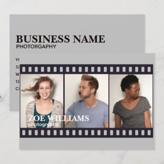 Foto Filmstreifen Fotografie Einladung