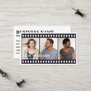 Foto Filmstreifen Fotografie Telefonnummerkarte