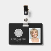 Foto "Firmenarbeit schlecht" mit Logo für benutzer Ausweis (Vorderseite mit Clip)