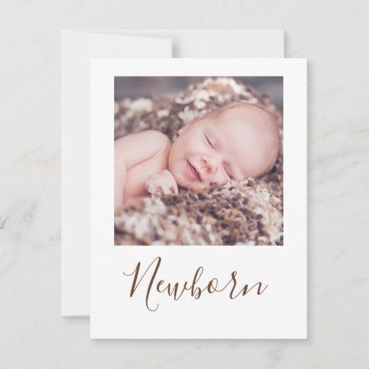 Foto First Birthday Banner Card (Vorderseite)