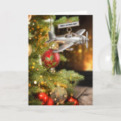 Foto First Christmas Baby Karte (Vorderseite)