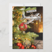 Foto First Christmas Baby Karte (Vorderseite)