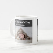 Foto First Mother's Day Modern Mommy Name Niedlich Kaffeetasse (Vorderseite Links)