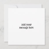 Foto Flat Dankeschön Karte (Rückseite)