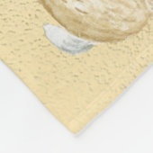 Foto Fleece Blanket für Mädchen mit Kaninchen (Ecke)