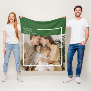 Foto Fleece Blanket mit Botschaft - gemütlich und