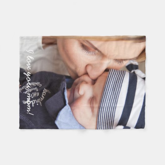 Foto Fleece Blankets Einzigartige Geschenke für di (Vorderseite (Horizontal))