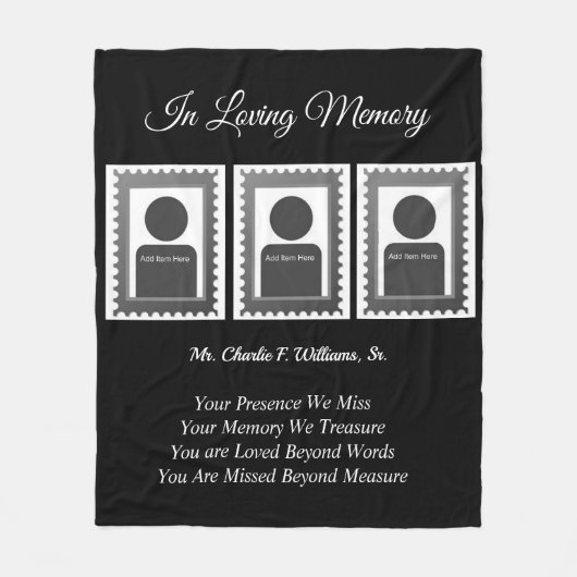 Foto Fleecedecke (Vorderseite)