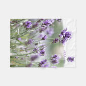 Foto Fleecefelette mit Lavendel Fleecedecke (Vorderseite (Horizontal))
