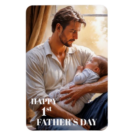 Foto Flexi Magnet zum ersten Mal (Vertikal)