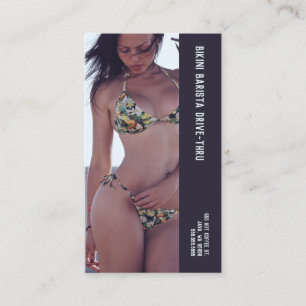 Foto Floral Bikini Barista Treuekarte