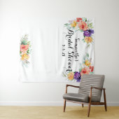 Foto "Floral Brautparty Background" Wandteppich (Beispiel (Horizontal))