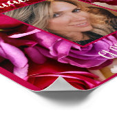 Foto Floral Graduation Party Bright Typografy P Poster (Ecke)