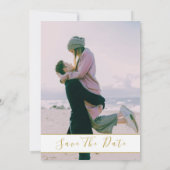 Foto Floral Magnolia Save the Date blush (Rückseite)