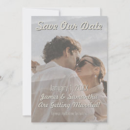 Foto Floral Save the Date