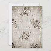 Foto Floral Save the Date (Rückseite)