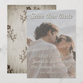 Foto Floral Save the Date (Vorne/Hinten)