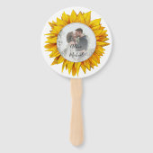 Foto florale rustikale schick Hochzeit speichern S Fächer (Vorderseite)