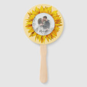 Foto florale rustikale schick Hochzeit speichern S Fächer (Vorderseite)