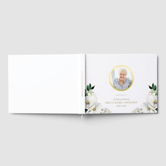 Foto Florals Memorial Gästebuch (Voll)