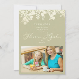 Foto Flower Girl Vorschlag Blumenrahmen