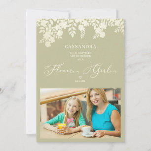 Foto Flower Girl Vorschlag Blumenrahmen