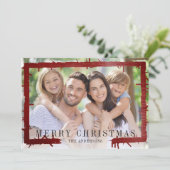 Foto Foil Rahmen Frohe Weihnachten (Stehend Vorderseite)