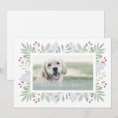 Foto-Foliage Feiertagskarte (Vorne/Hinten)