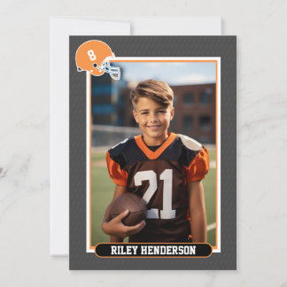 Foto Football Party Geburtstag Einladung