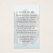 Foto Forest Memorial Praetkarte (Rückseite)