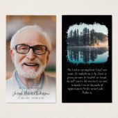 Foto Forest Memorial Praetkarte (Vorne & Hinten)