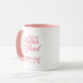 Foto Forever Friend Mutter Tag Tasse (Vorderseite Links)