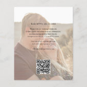 Foto Formal QR Code Hochzeit (Rückseite)