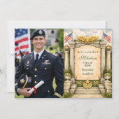 Foto formelle Militär-Abschlussfeier Ankündigung (Vorderseite)