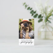 Foto Fotografie QR-Code Visitenkarte (Stehend Vorderseite)