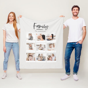 Foto-Fotografiedruck der Familie multi Fleecedecke
