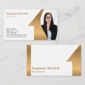 Foto Fotovorlage hinzufügen Real Anwesen Agent ein Visitenkarte (Vorne/Hinten)