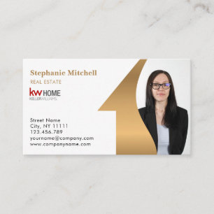 Foto Fotovorlage hinzufügen Real Anwesen Agent ein Visitenkarte