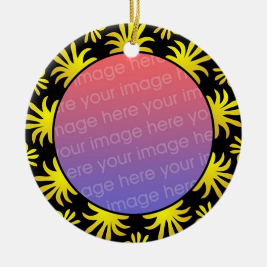 Foto Frame 011 Keramikornament (Vorne)