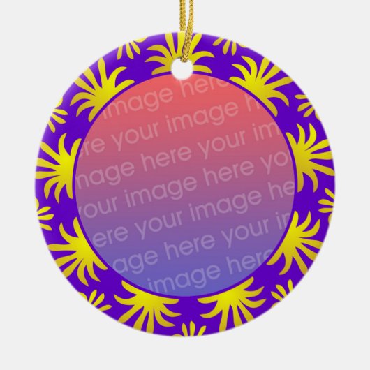 Foto Frame 012 Keramikornament (Vorne)