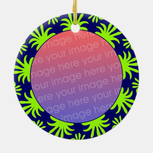 Foto Frame 01 Keramik Ornament (Hinten)