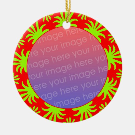 Foto Frame 08 Keramik Ornament (Vorne)