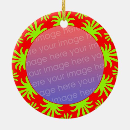 Foto Frame 08 Keramik Ornament (Hinten)